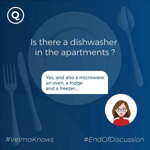  Chatbot para contestar a los huéspedes sobre el equipamiento de la cocina del apartamento disponible